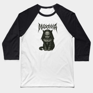 Madonna black metal Baseball T-Shirt